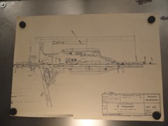 Gleisplan 1958 vom Bbahnhof Hillegossen